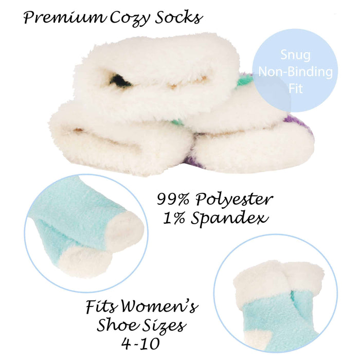 Bamboomn Women's Fuzzy Cuff Socks