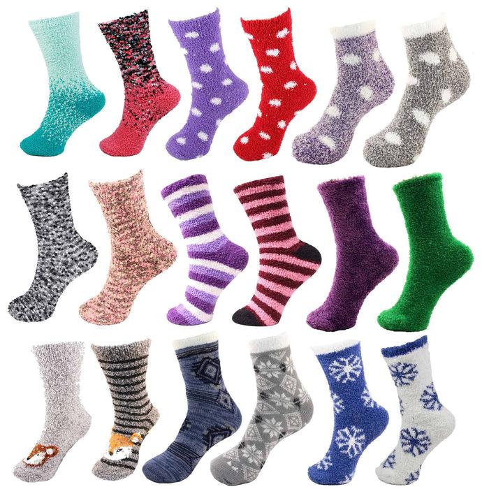 bamboomn Women's Fuzzy Sock Surprise Pack
