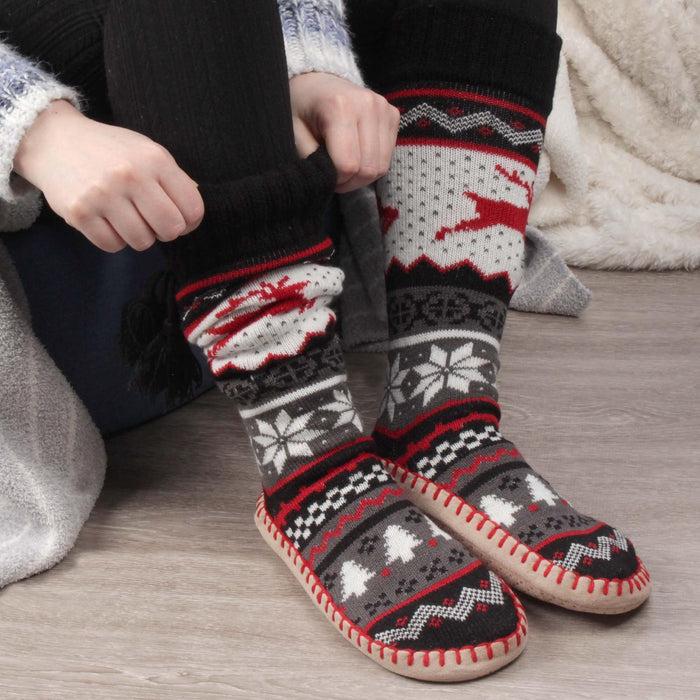 Bamboomn Women's Knit Slippers