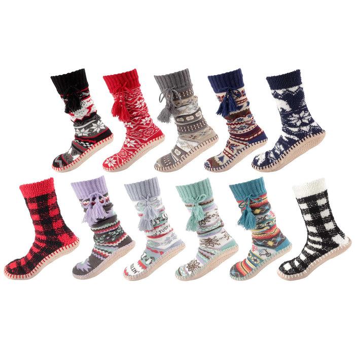 bamboomn Women's Knit Slippers