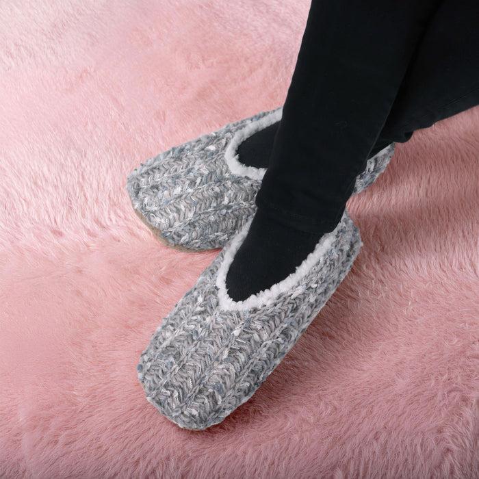 Bamboomn Women's Sequin Anti-Slip Slippers