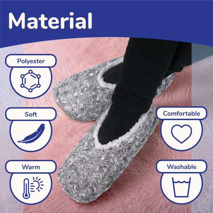 Bamboomn Women's Sequin Anti-Slip Slippers