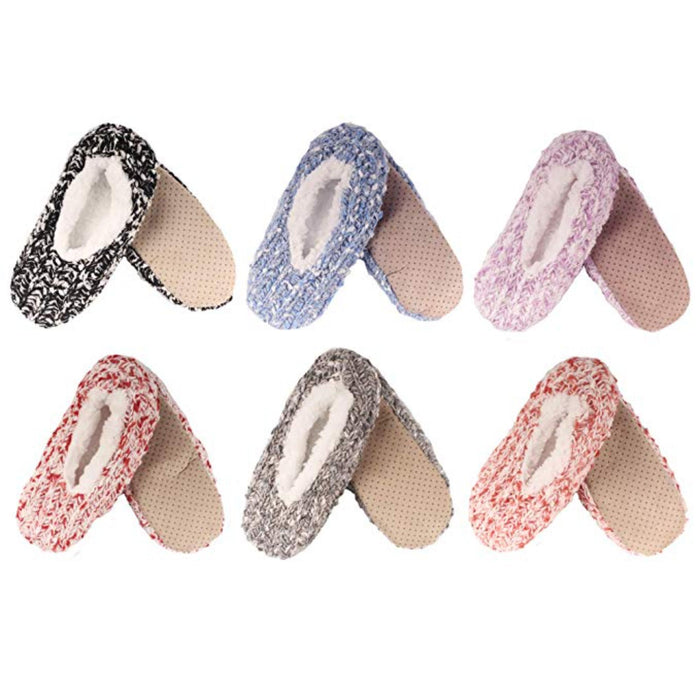 bamboomn Women's Sequin Anti-Slip Slippers