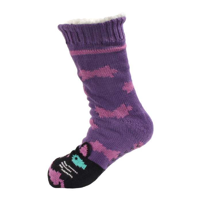 Bamboomn Women's Thermal Fuzzy Animal Socks
