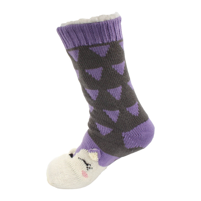 bamboomn Women's Thermal Fuzzy Animal Socks