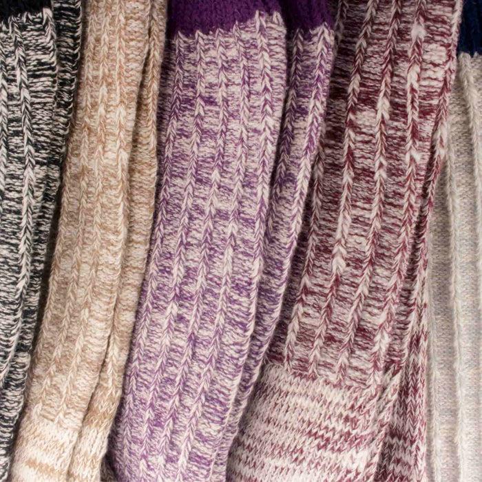 Bamboomn Women's Vintage Fall Slouch Socks