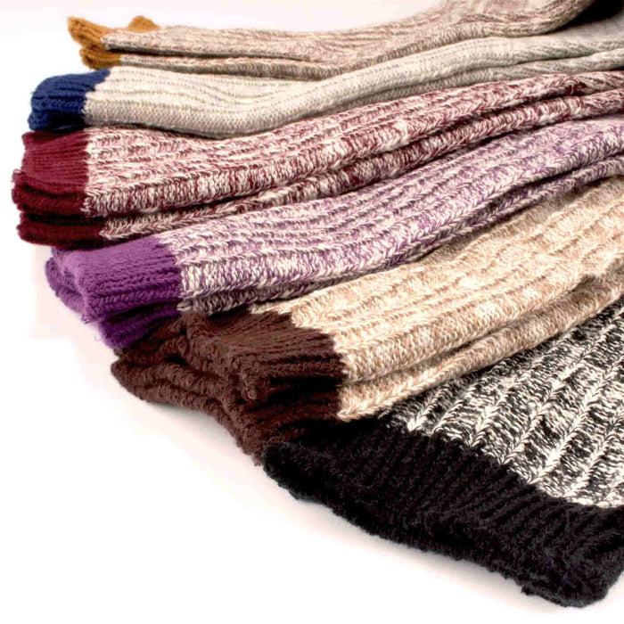 Bamboomn Women's Vintage Fall Slouch Socks