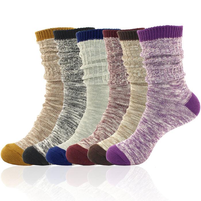 bamboomn Women's Vintage Fall Slouch Socks