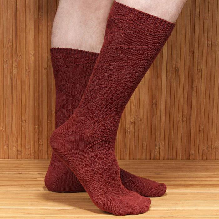 Bamboomn Women's Vintage Pattern Design Socks