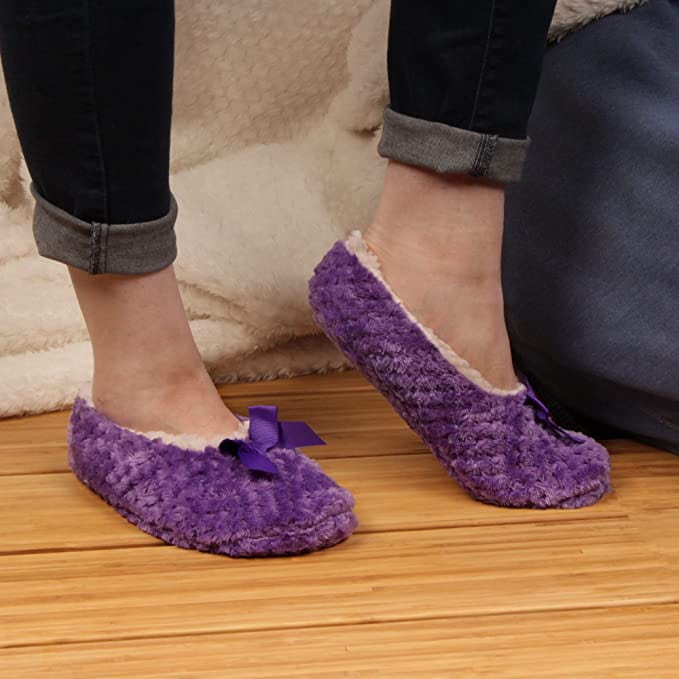 Bamboomn Women Soft Touch Slippers: 2 Pairs