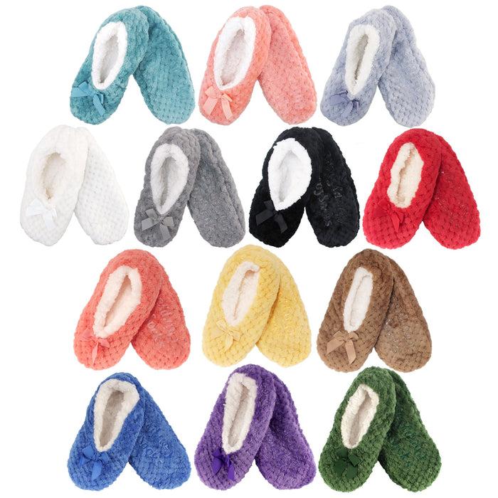 bamboomn Women Soft Touch Slippers: 2 Pairs