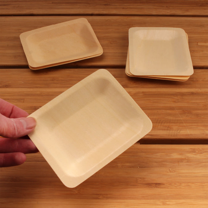 Bamboomn Wood Rectangle Plates