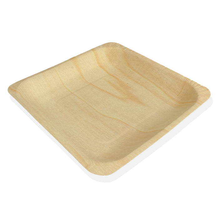 Bamboomn Wood Square Plates