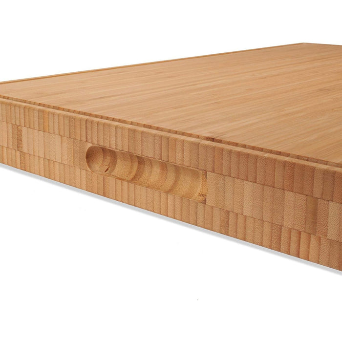 Bamboomn Butcher Block Bamboo Cutting Board 24" X 18" X 2"