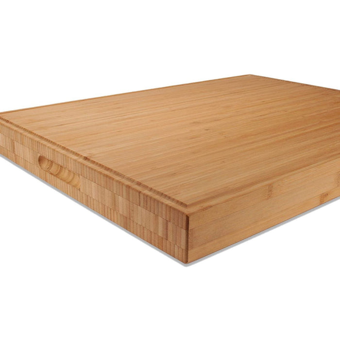 Bamboomn Butcher Block Bamboo Cutting Board 24" X 18" X 2"