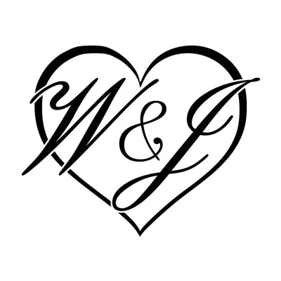 Bamboomn Couple Initials In Heart Custom Engraved Serving Spoon