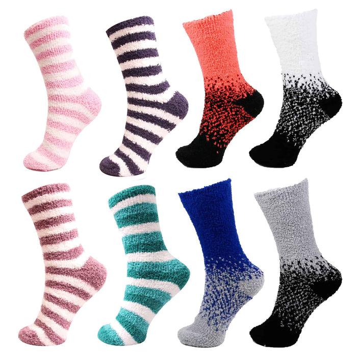 Bamboomn Fuzzy Gradient/Stripe/Polka Dot Sock Assortments