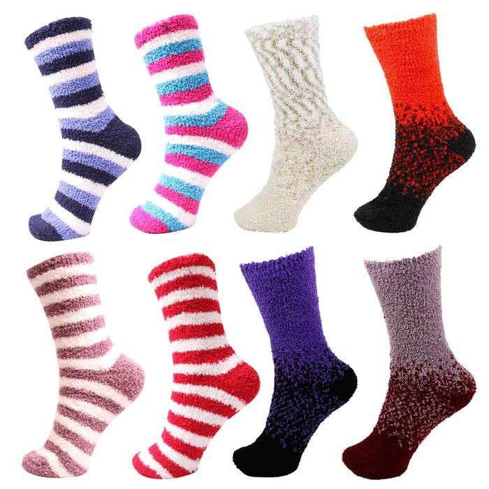 Bamboomn Fuzzy Gradient/Stripe/Polka Dot Sock Assortments