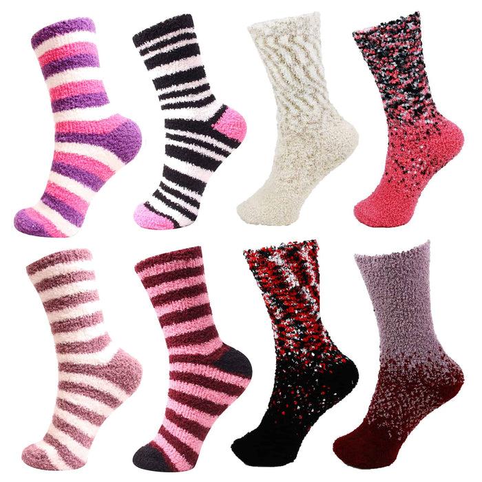 Bamboomn Fuzzy Gradient/Stripe/Polka Dot Sock Assortments