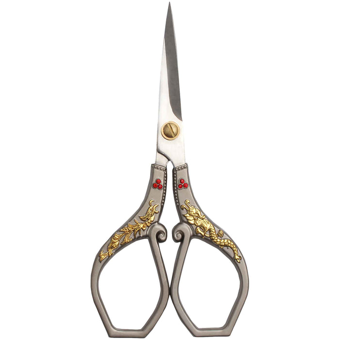 Bamboomn Gold Dragon Motif Embroidery Craft Scissors