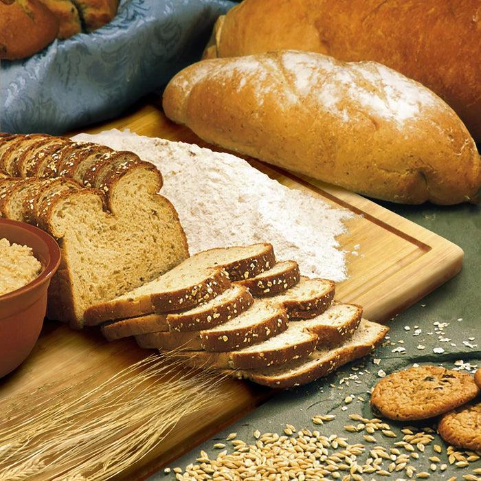 Bamboomn Grooved Flat Square Bamboo Cutting Board 20" X 20" X 0.75"