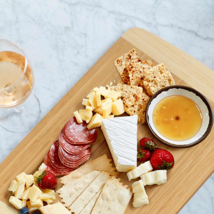 Bamboomn Grooved Two-Tone Bamboo Cutting Board 17.25" X 11.75" X 0.75"