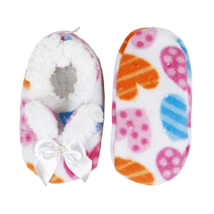 Bamboomn Infant Toddler Soft Furry Plush Cozy Fuzzy Booties Slippers Single Pair