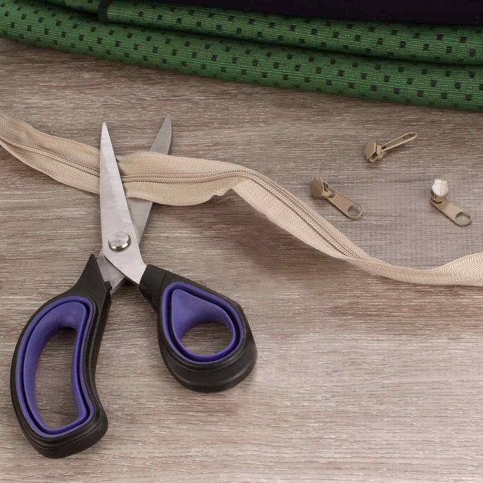 Bamboomn Nylon Coil Zipper Tape With Metal Non-Locking Pulls