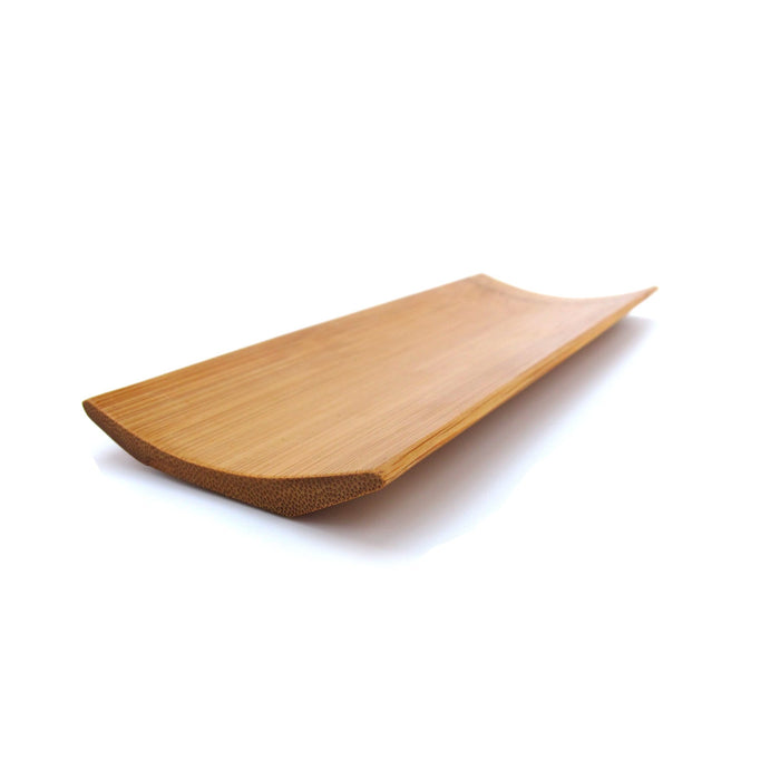 Bamboomn Reusable Bamboo Rectangle Serving Tray Plate