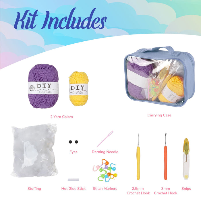 Bamboomn Ryushi The Octopus Kawaii Chibis Crochet Kit