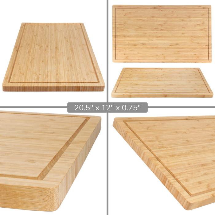 Bamboomn Stove Top Cover Range Burner Covers Bamboo Cutting Boards For Jenn Aire & Viking