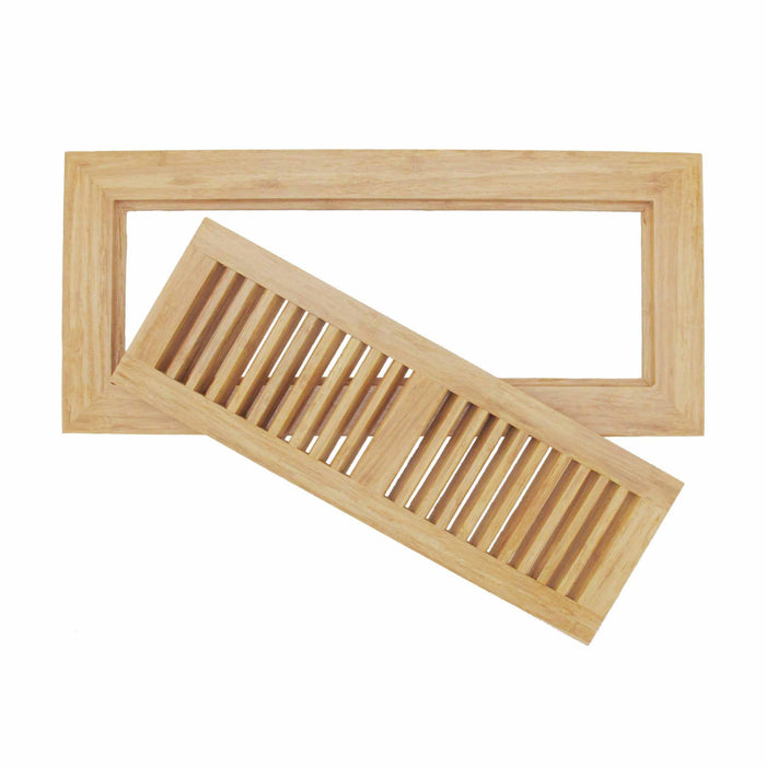 Bamboomn Strand Woven Bamboo Floor Register Vent Cover - 6.75" X 14.75"