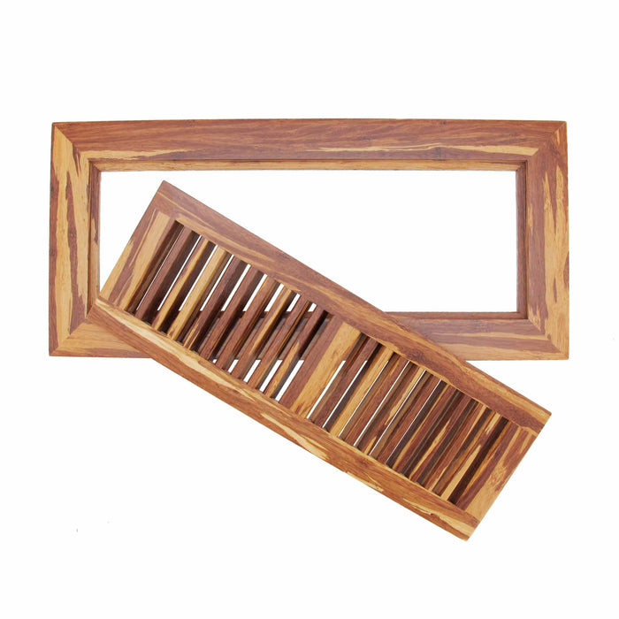 Bamboomn Strand Woven Bamboo Floor Register Vent Cover - 6.75" X 14.75"