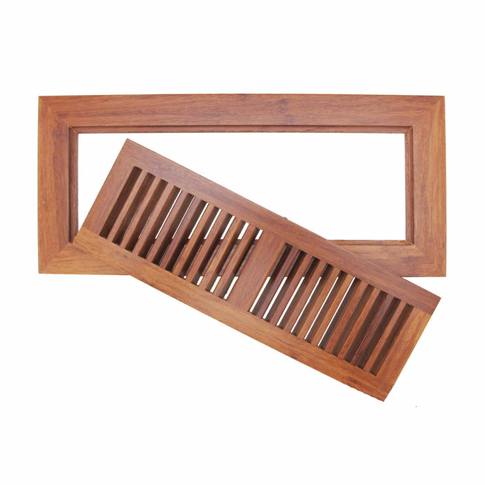 bamboomn Strand Woven Bamboo Floor Register Vent Cover - 6.75" x 14.75"