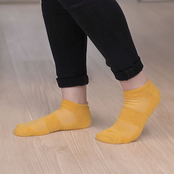 Bamboomn Unisex Bamboo Rayon Wool Blend Athletic Ankle Socks