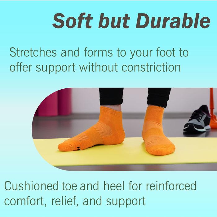 Bamboomn Unisex Quarter Bamboo Athletic Socks: 4 Pairs