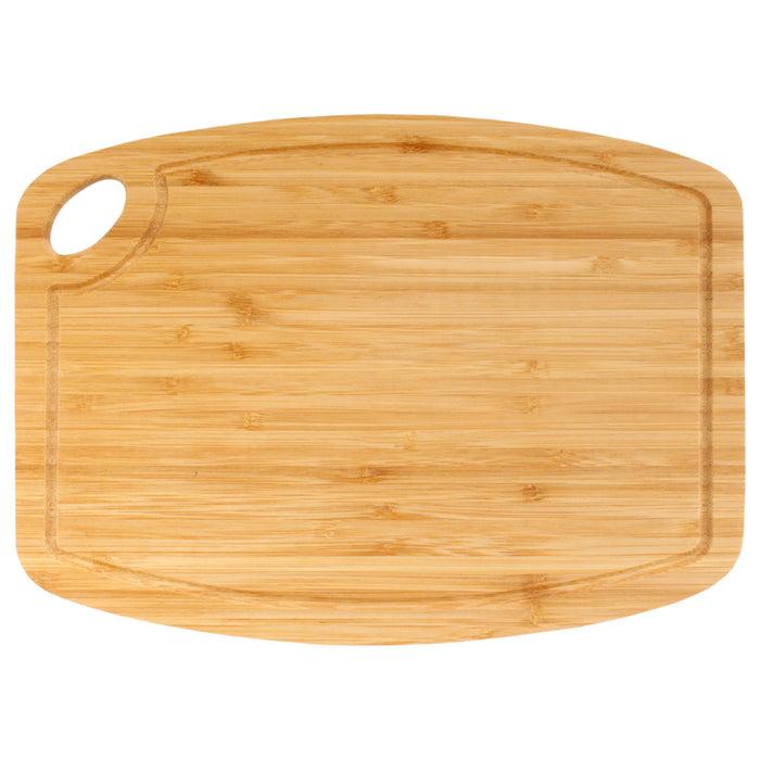 bamboomn Vertical Cut Bamboo Cutting Board with Hanging Hole 11.75" x 8.63" x 0.40"/0.75"