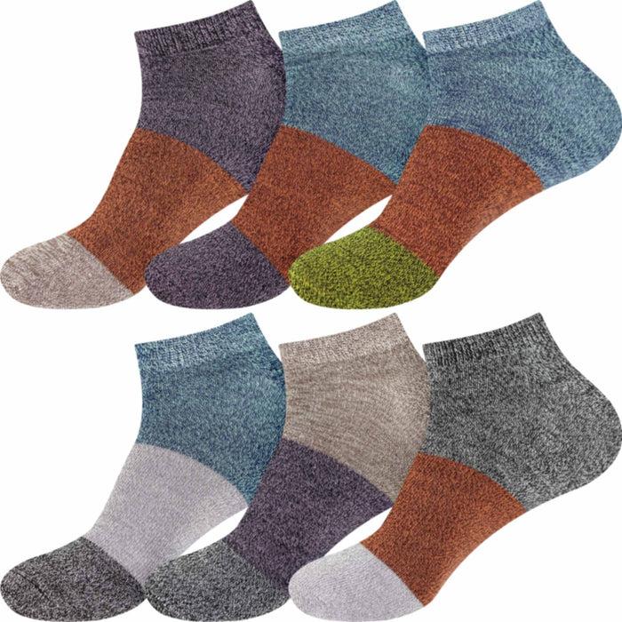 bamboomn Women's Bamboo 3 Stripe Casual Ankle Socks