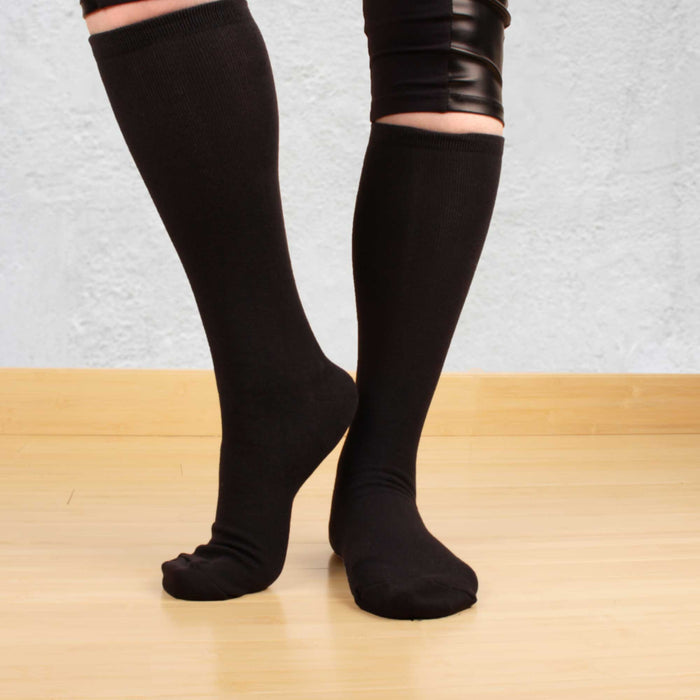 Bamboomn Women's Bamboo Thin With Thick Sole Socks: 4 Pairs