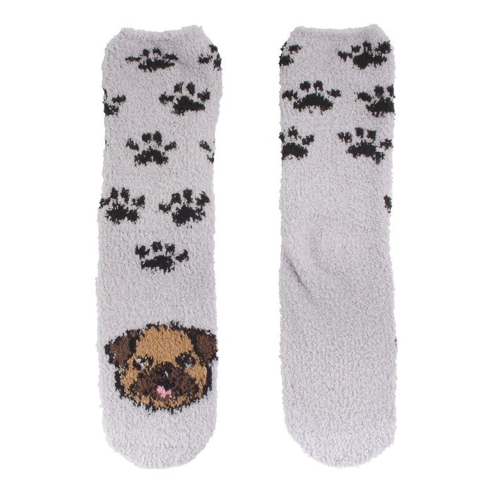 Bamboomn Women's Cute Fuzzy Cozy Super Warm Soft Animal Indoor Outdoor Cabin Crew Socks