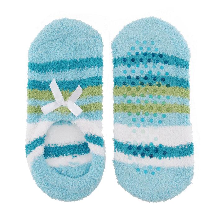 Bamboomn Women's Non-Slip Travel Footsie Slipper: 3 Pairs