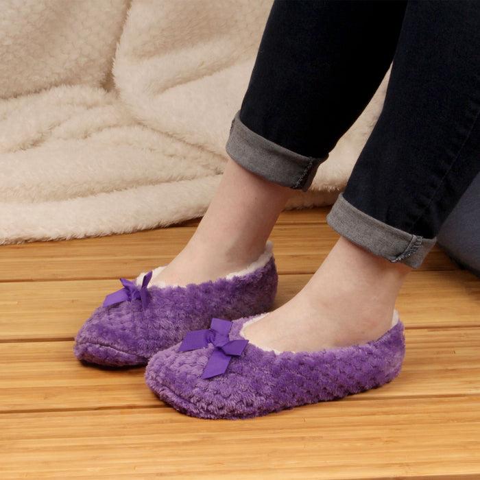 Bamboomn Women's Soft Touch Non-Slip Lined Slippers: 1 Pair