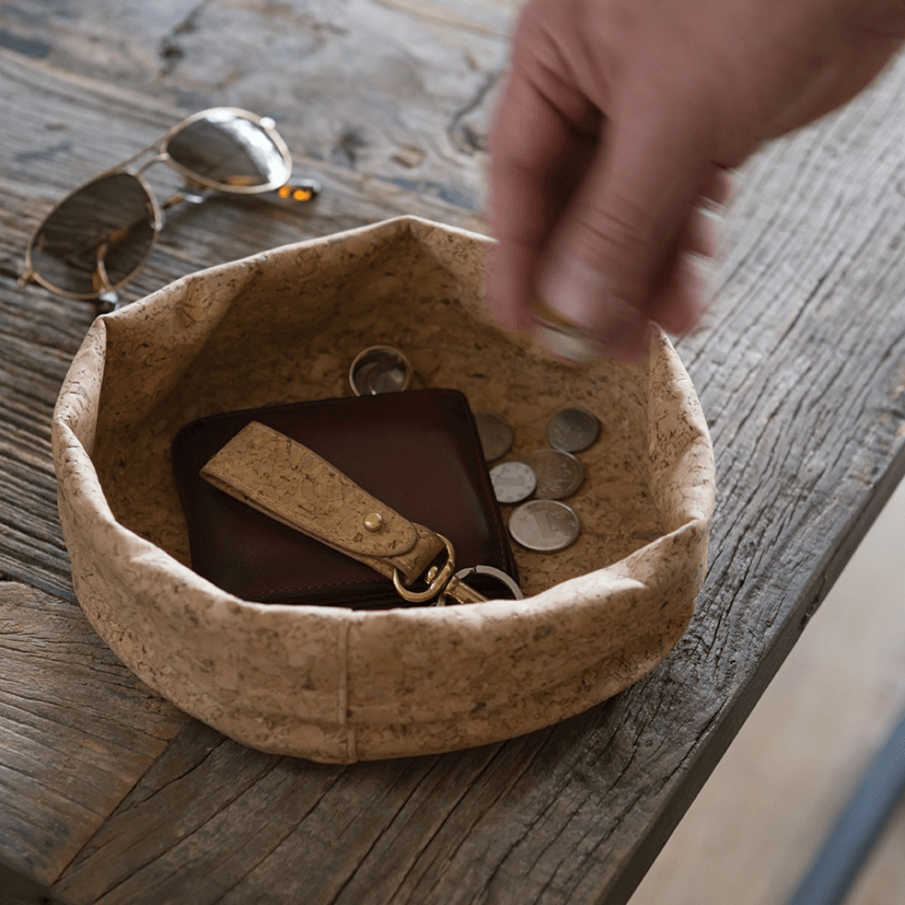 Bambu 'Adjust-A-Bowl' Cork Fabric Bowl Small