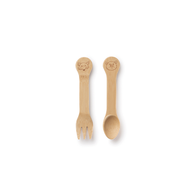 bambu Bamboo Kid's Fork & Spoon (18M+)