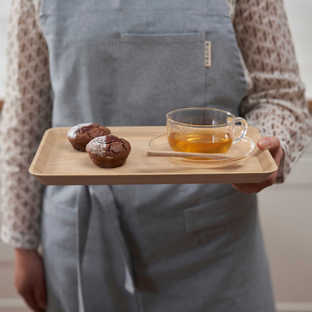 Bambu Bamboo Serving Tray Large Rectangle