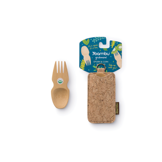 bambu Bamboo Spork Set: Spork & Cork
