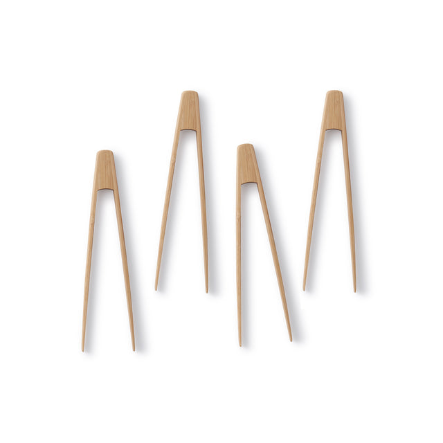 bambu Bamboo Tiny Tongs (set of 4)