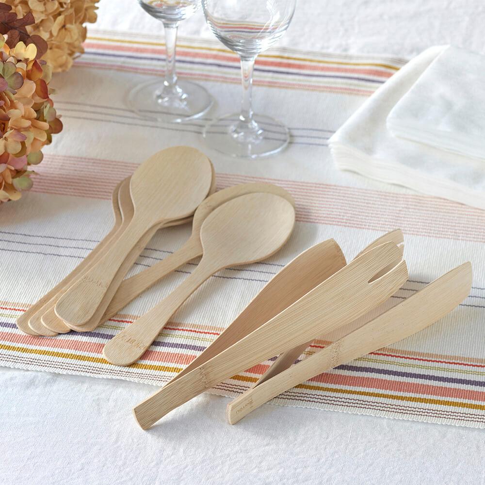 Bambu Disposable Bamboo Serving Spoon