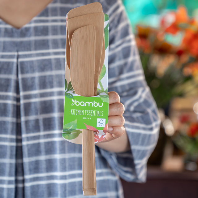 Bambu NEW All Purpose Spatula Trio Set