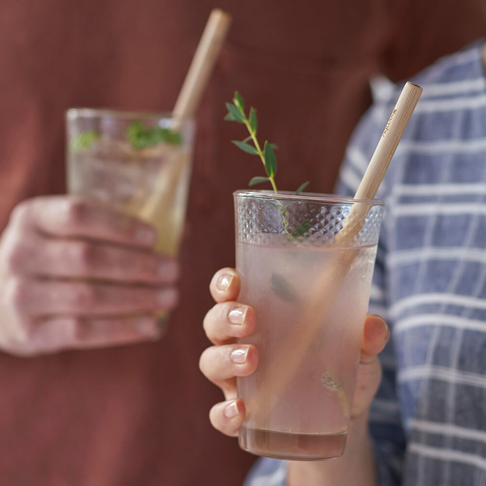 Bambu Precision Reusable Bamboo Straws Set Of 6